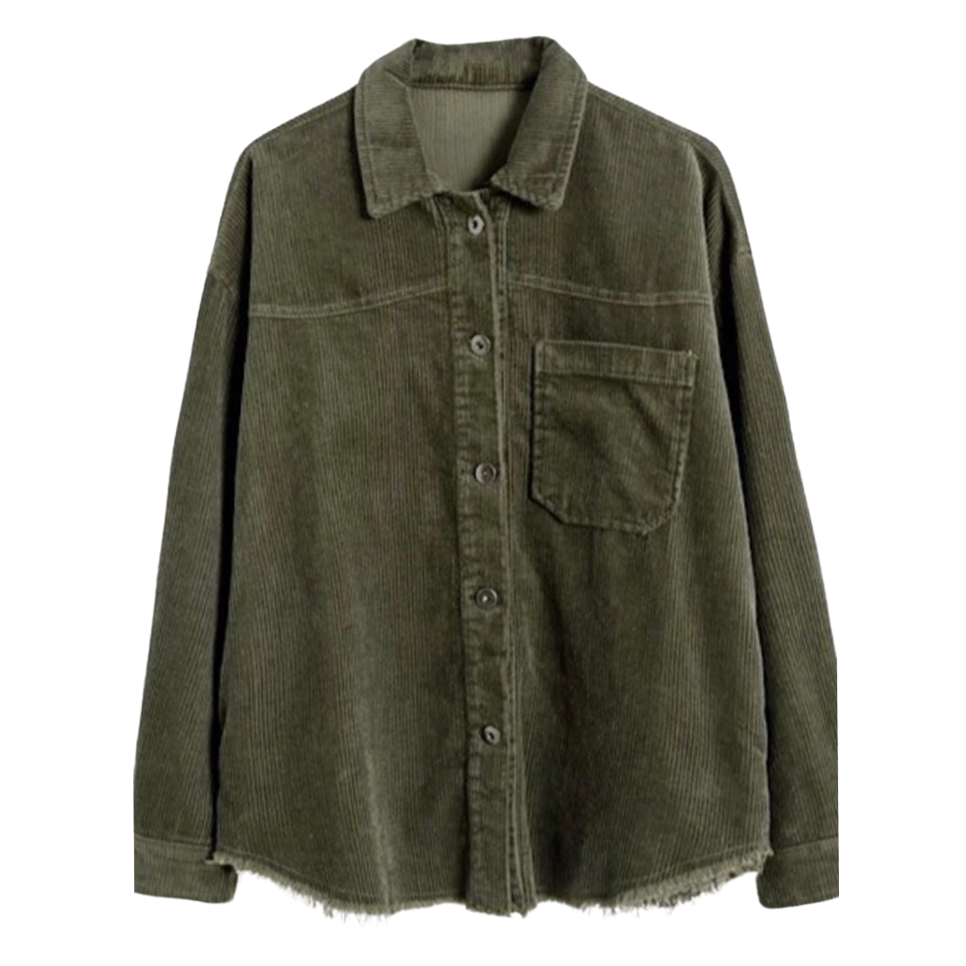 Corduroy Jacket (Olive)