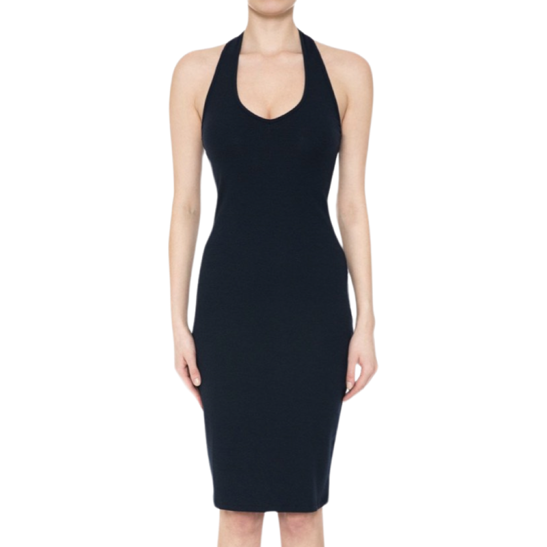 Black Halter Dress
