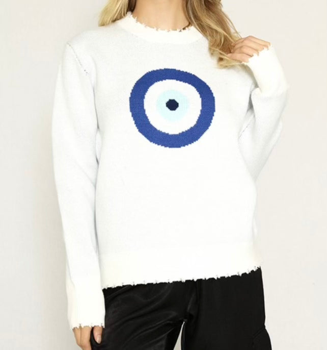 Evil Eye Sweater