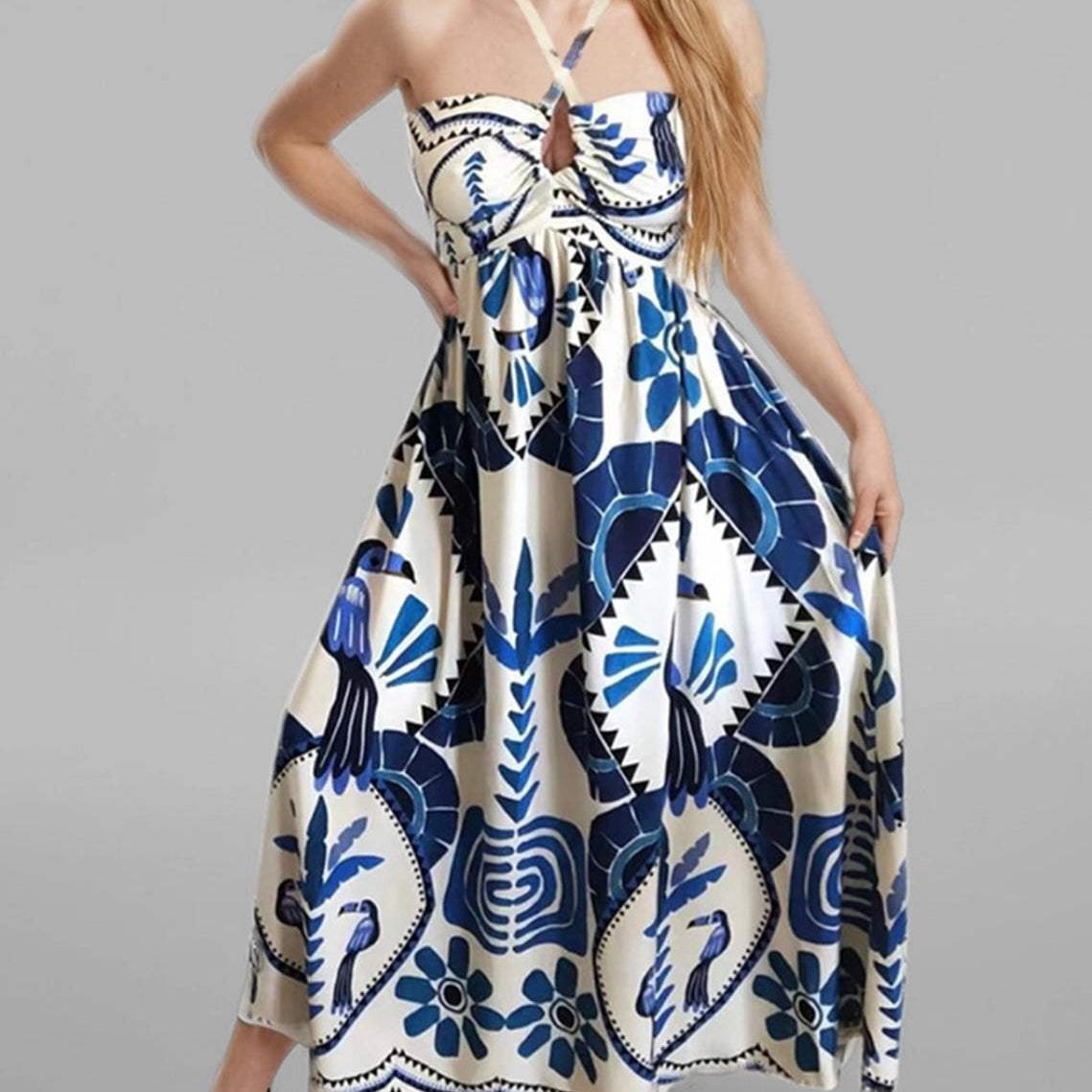Azul Halter Dress