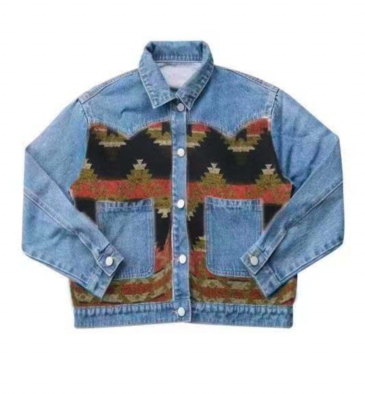 Aztec Denim Jacket