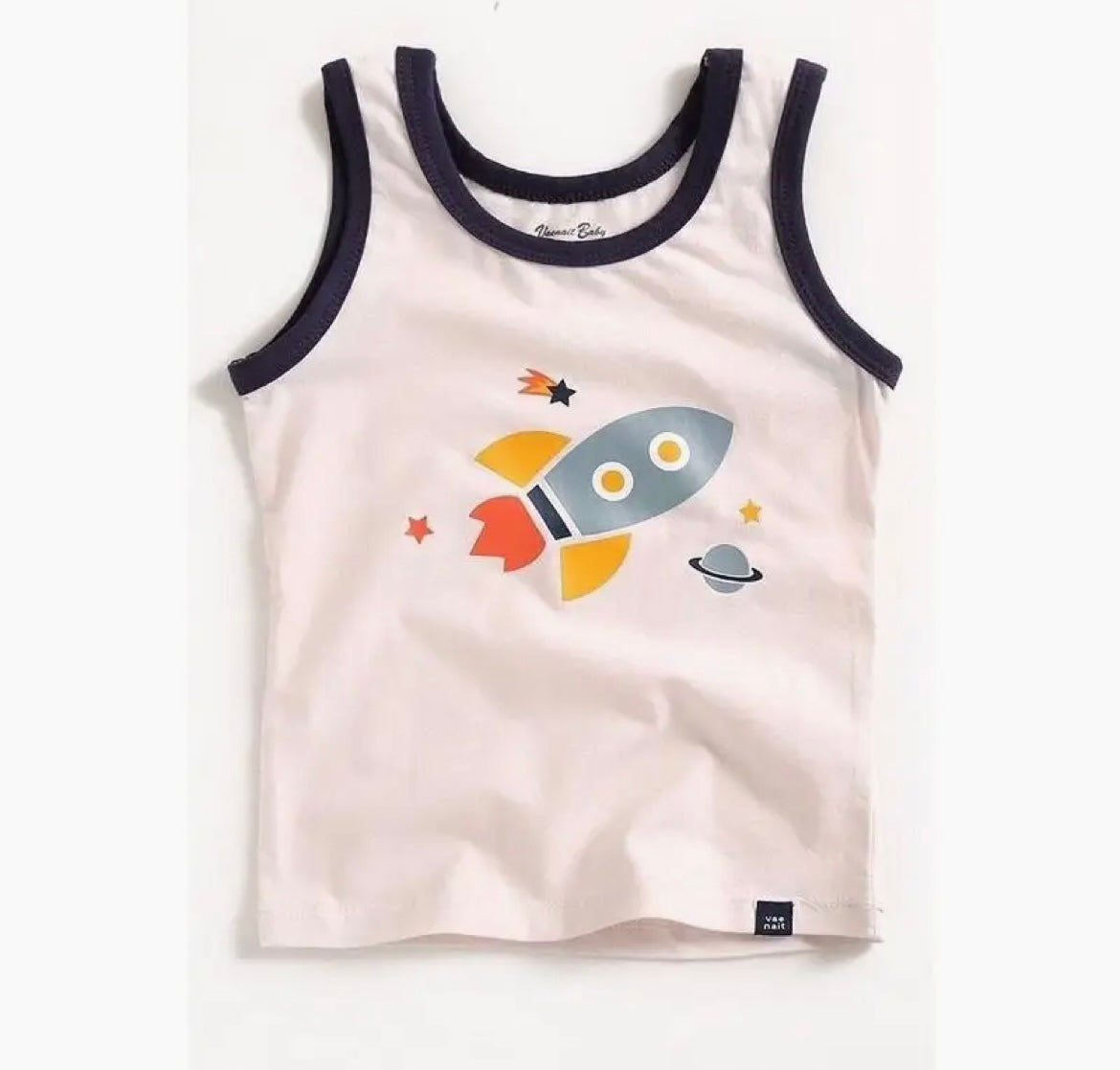 White Rocket Tank Top