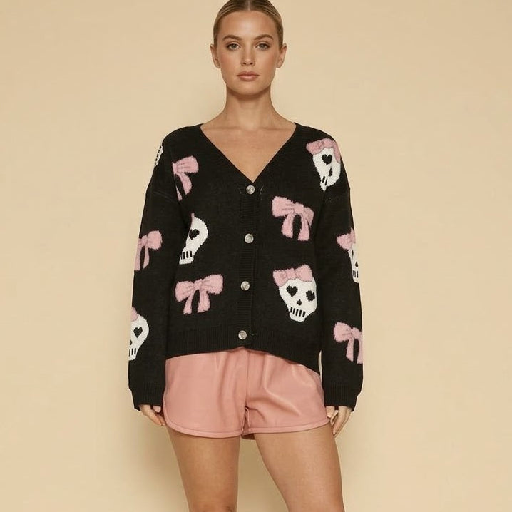 Halloween Skull Cardigan