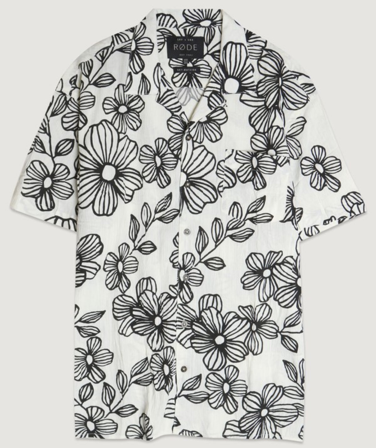 Floral Gauze Button Down