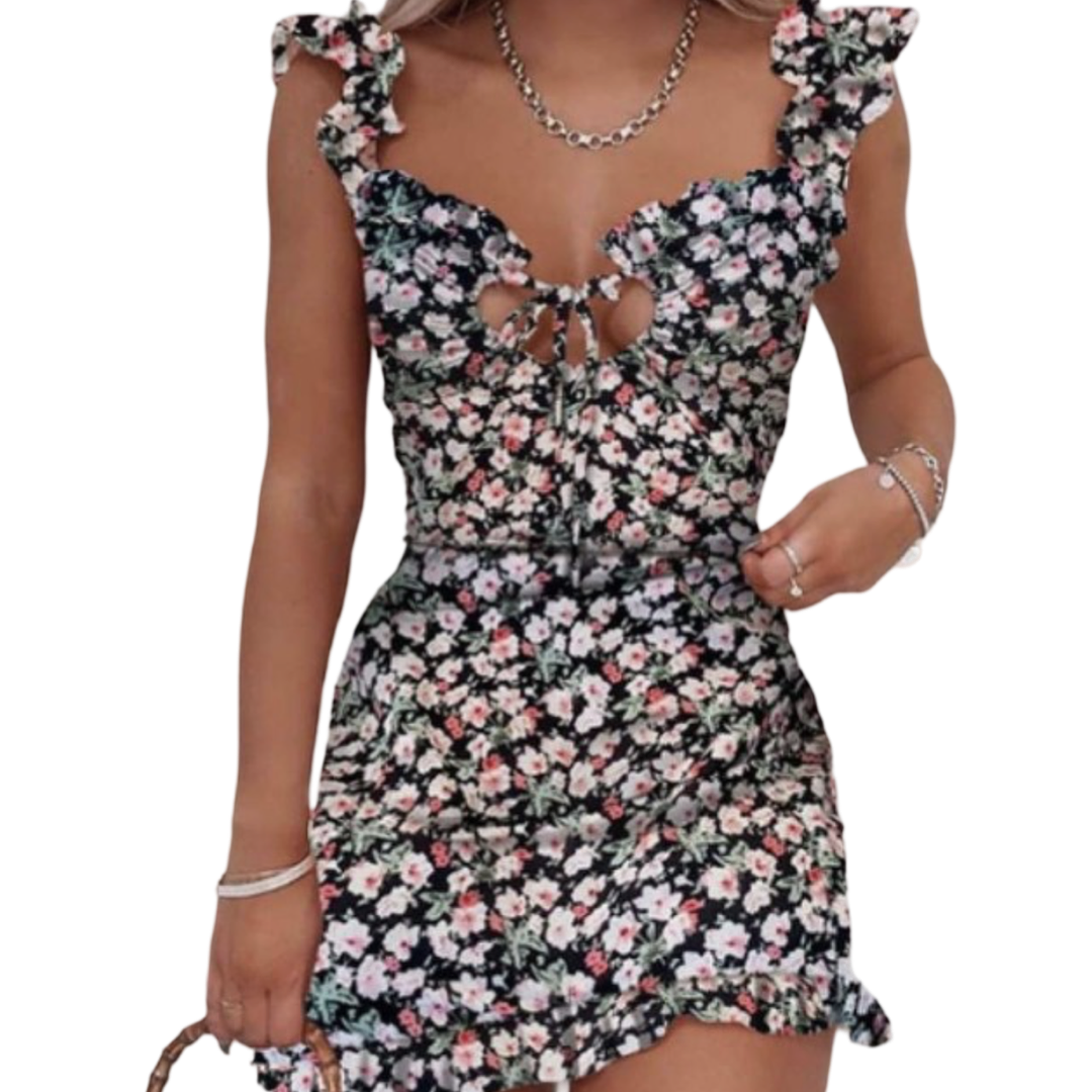 Ruffle Mini Dress