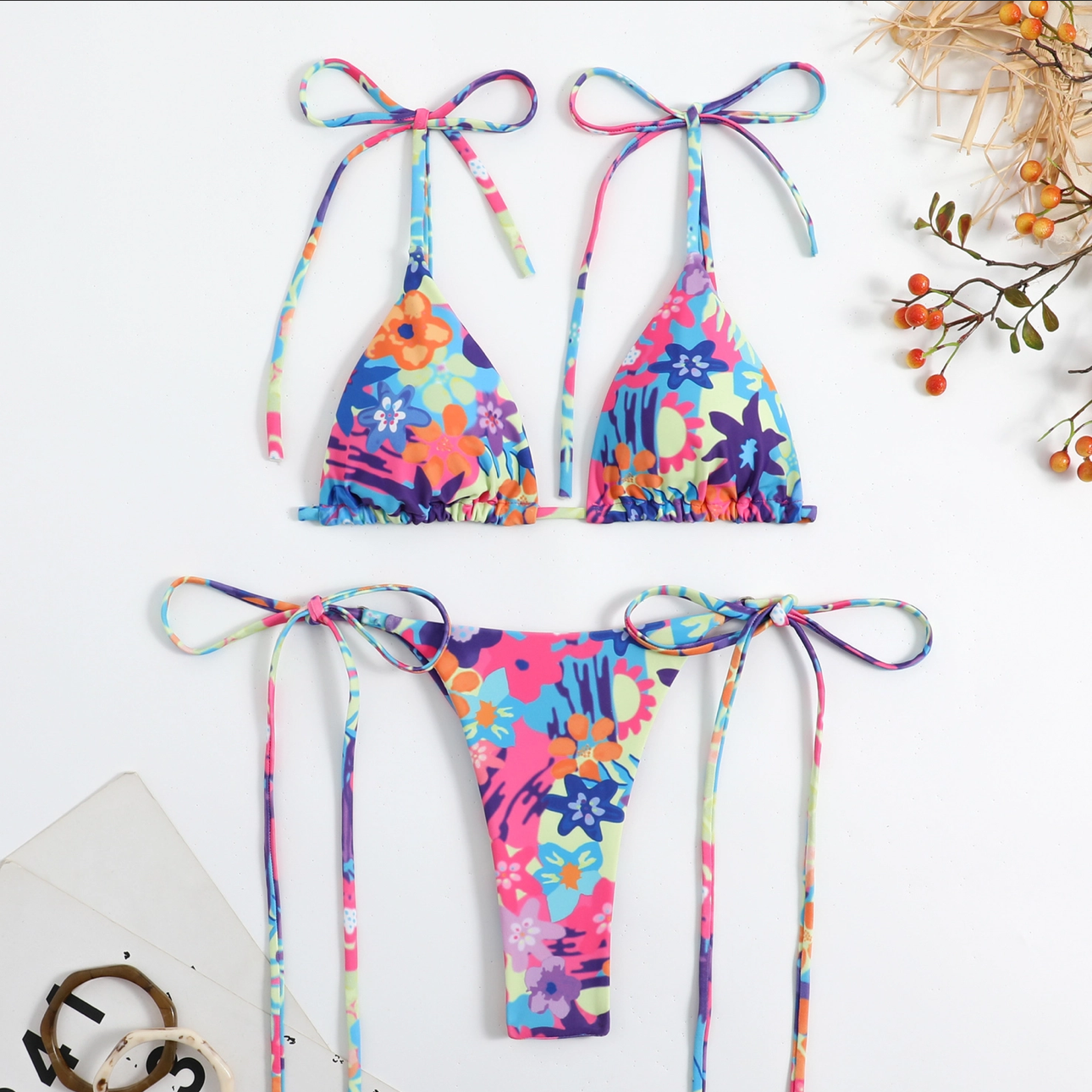 Digital Floral Bikini
