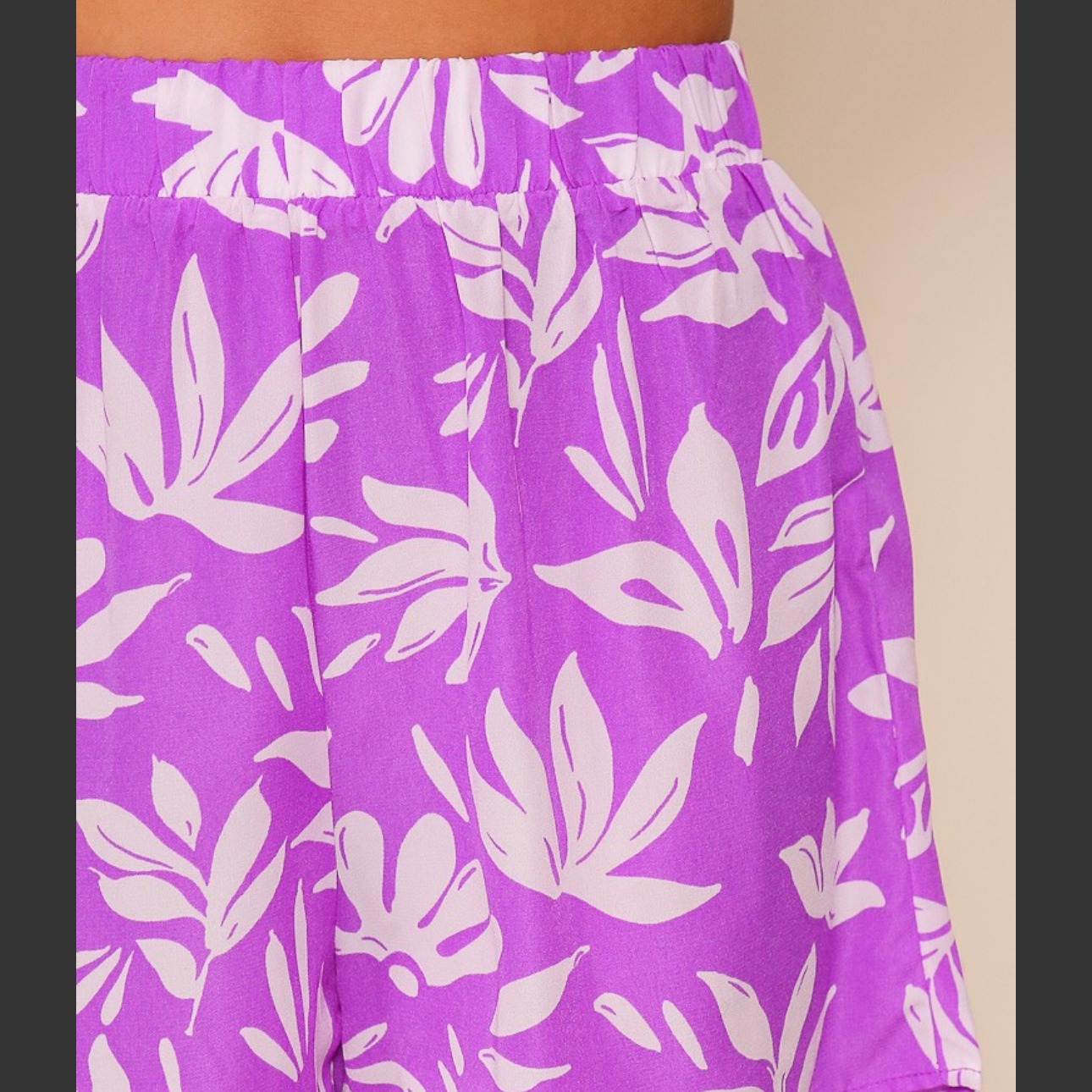 Tropical Print Shorts