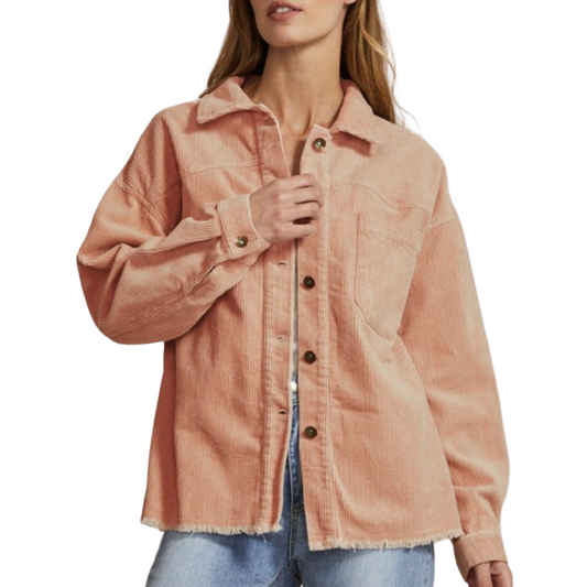 Corduroy Jacket (Peach)