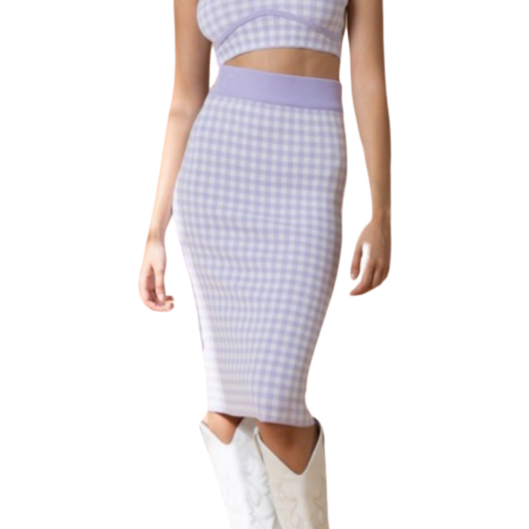 Lavender Midi Skirt