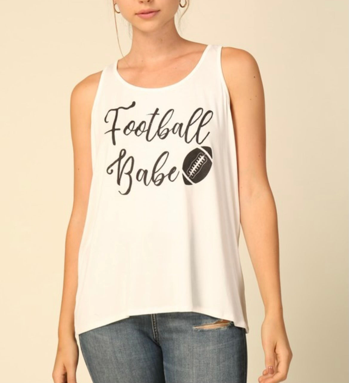 Football Babe Tank