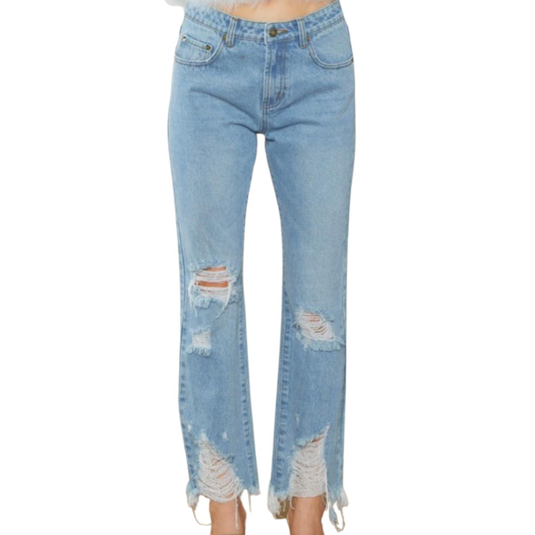 Classic Cut Straight Leg Jeans