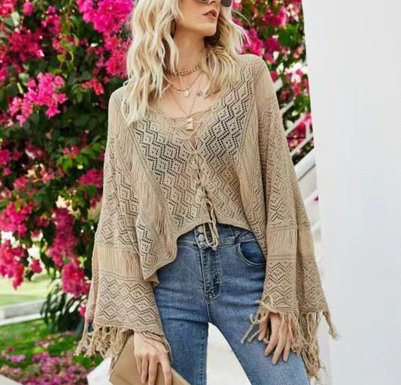 Boho Fringe Coverup