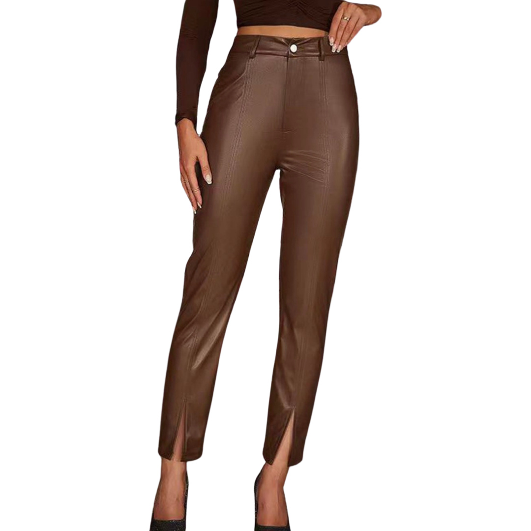 Leather Pants (Brown)