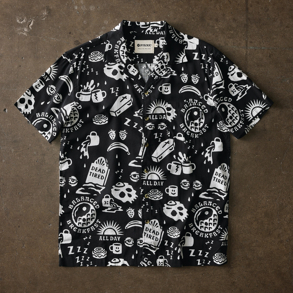 Pyknic Dead Tired Button Down