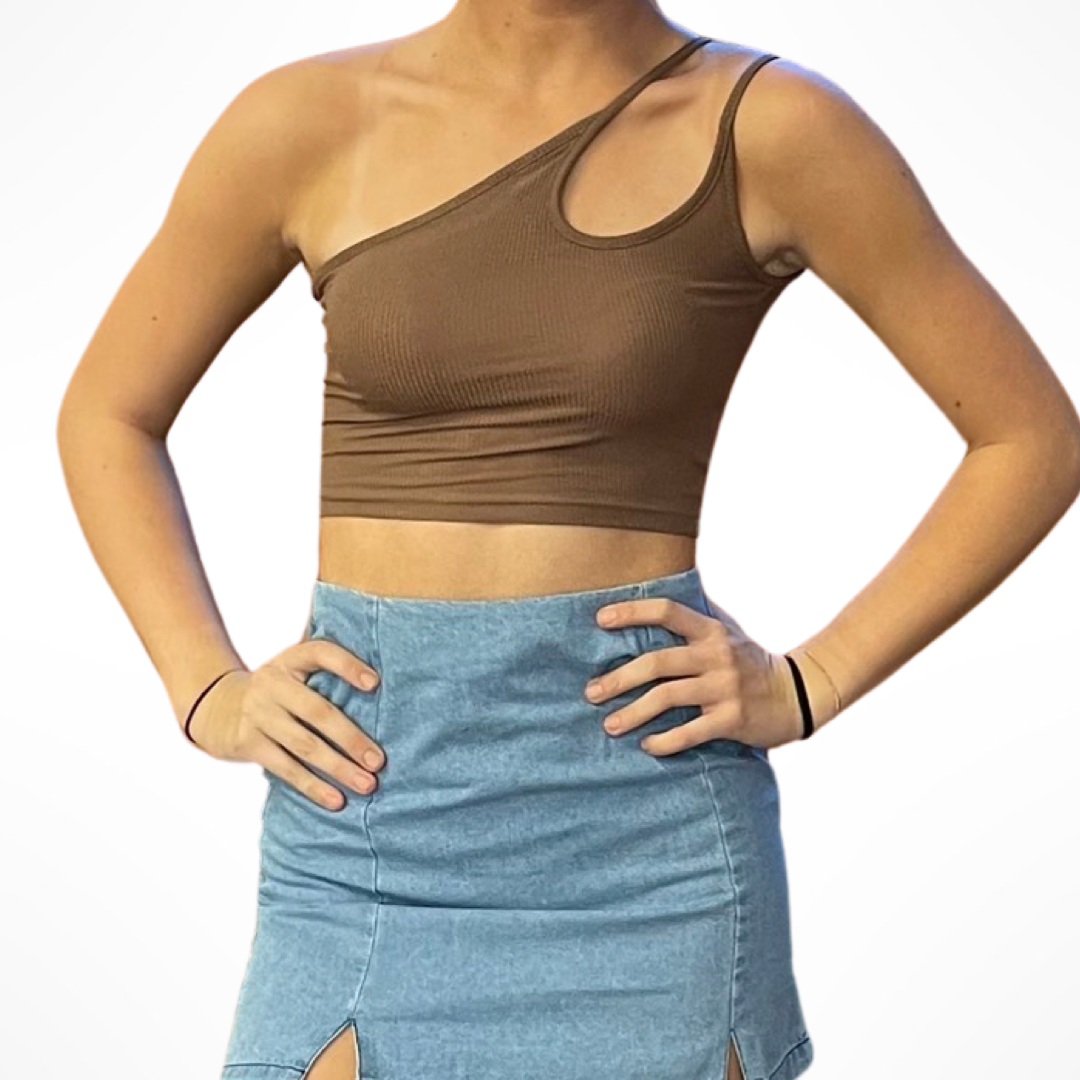 Mocha Crop Top