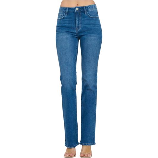 Mid Rise Bootcut Medium Wash Jeans