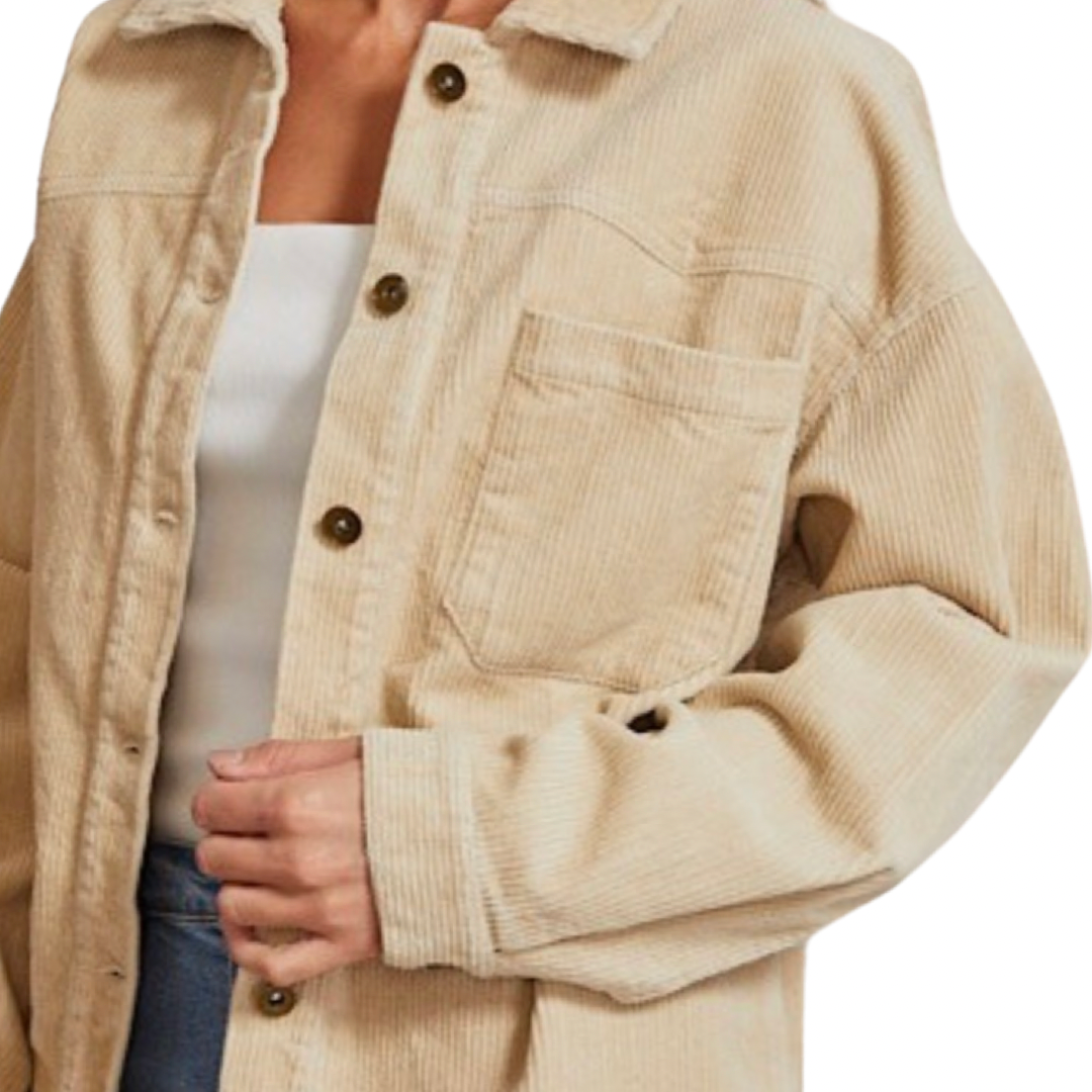 Corduroy Jacket (Sand)