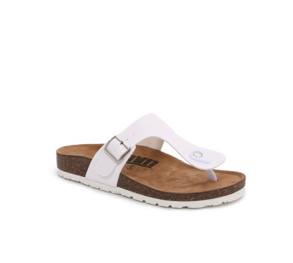 Thong Sandals (White)