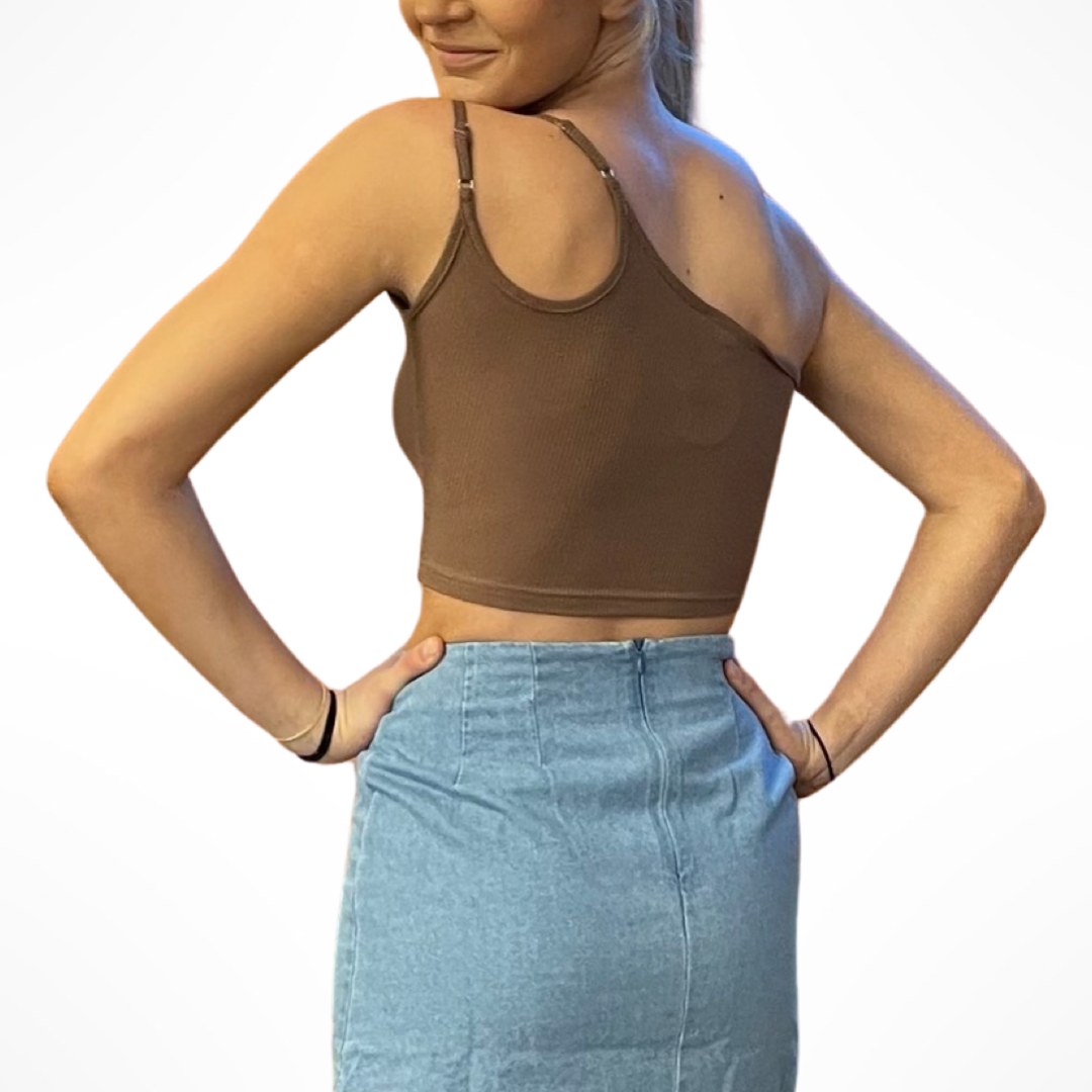 Mocha Crop Top