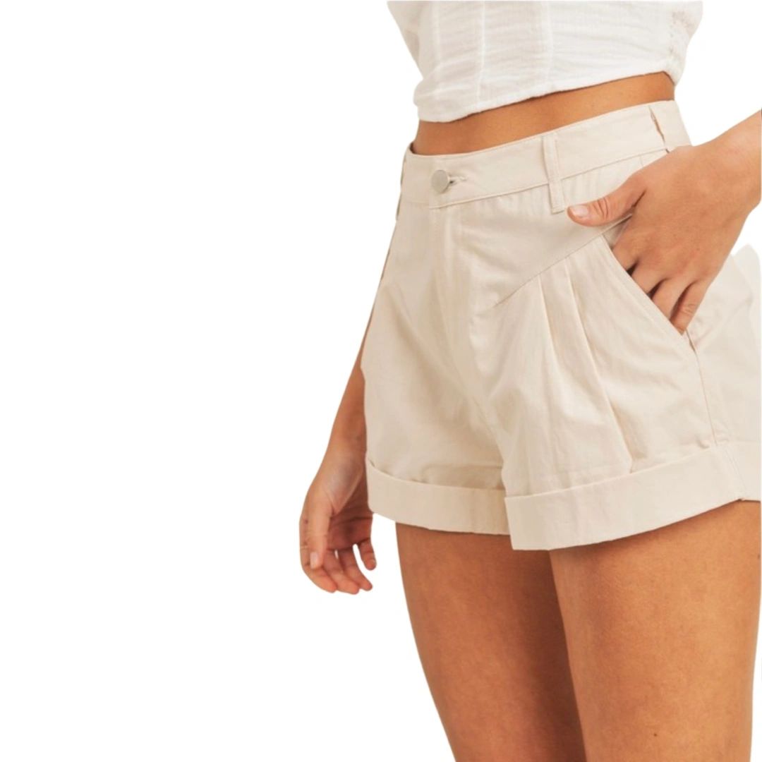 Pleated Shorts