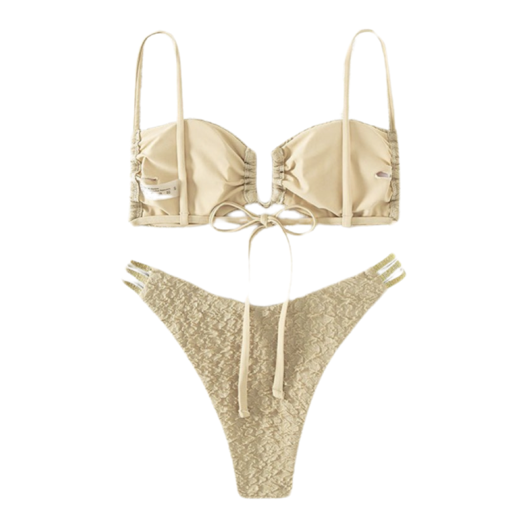 Nude Beach Bikini Set