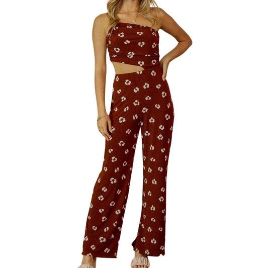 Burgundy Jumpsuit