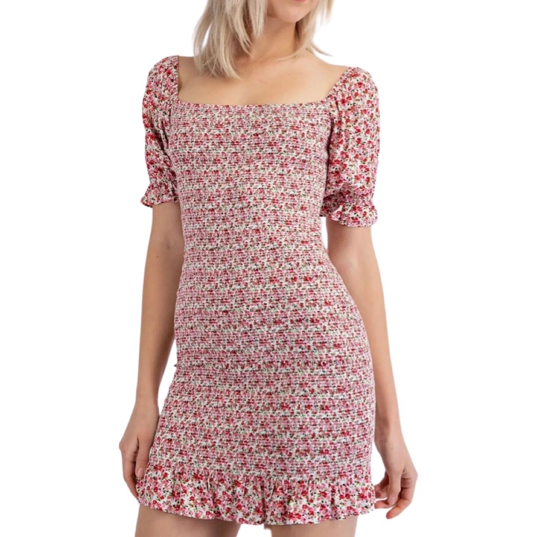 Floral Ruffle Dress