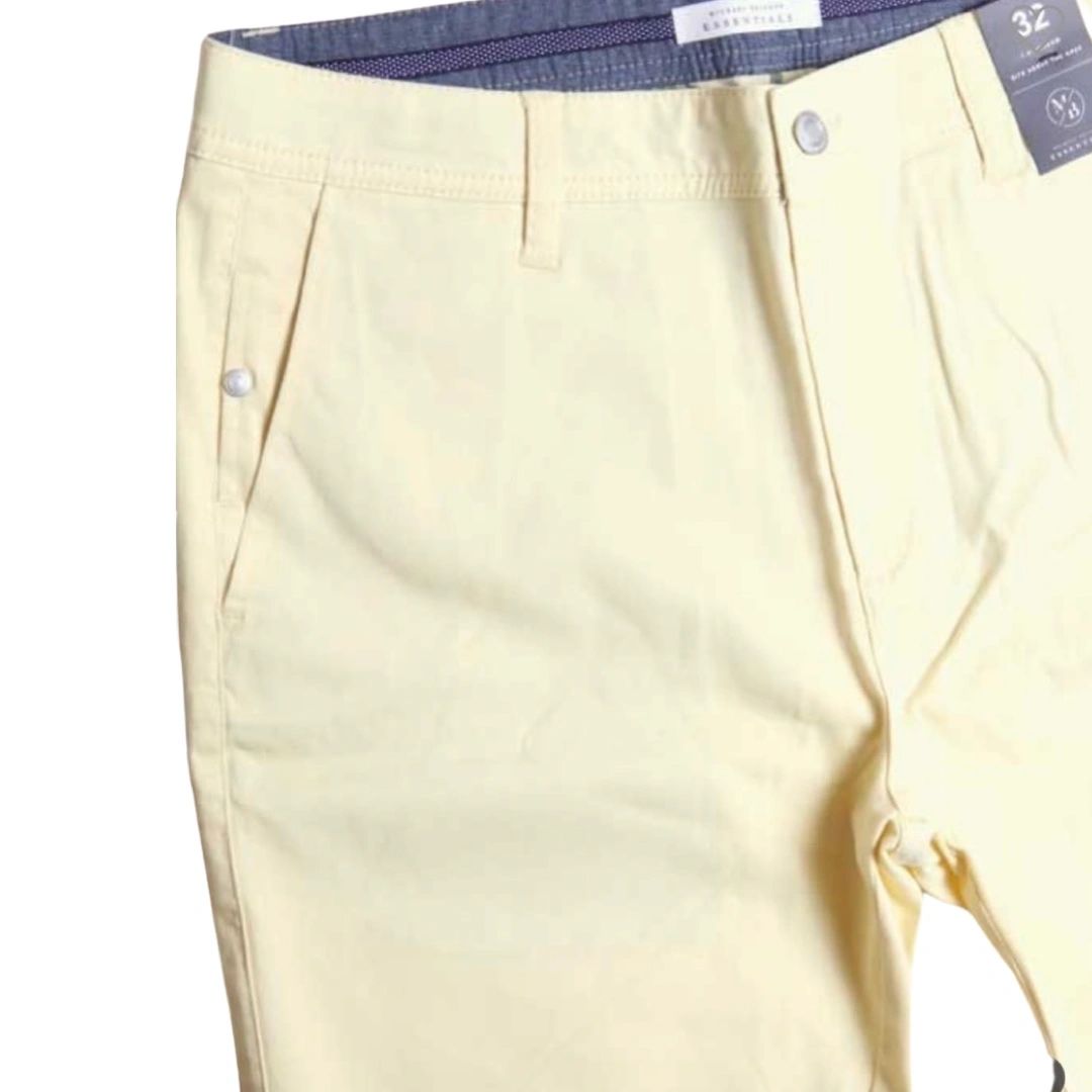 Flat Front Khaki Shorts