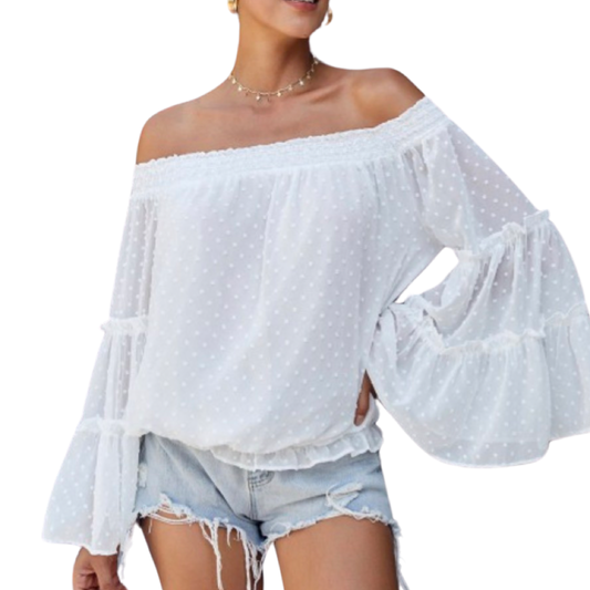 Off the Shoulder Top (White)