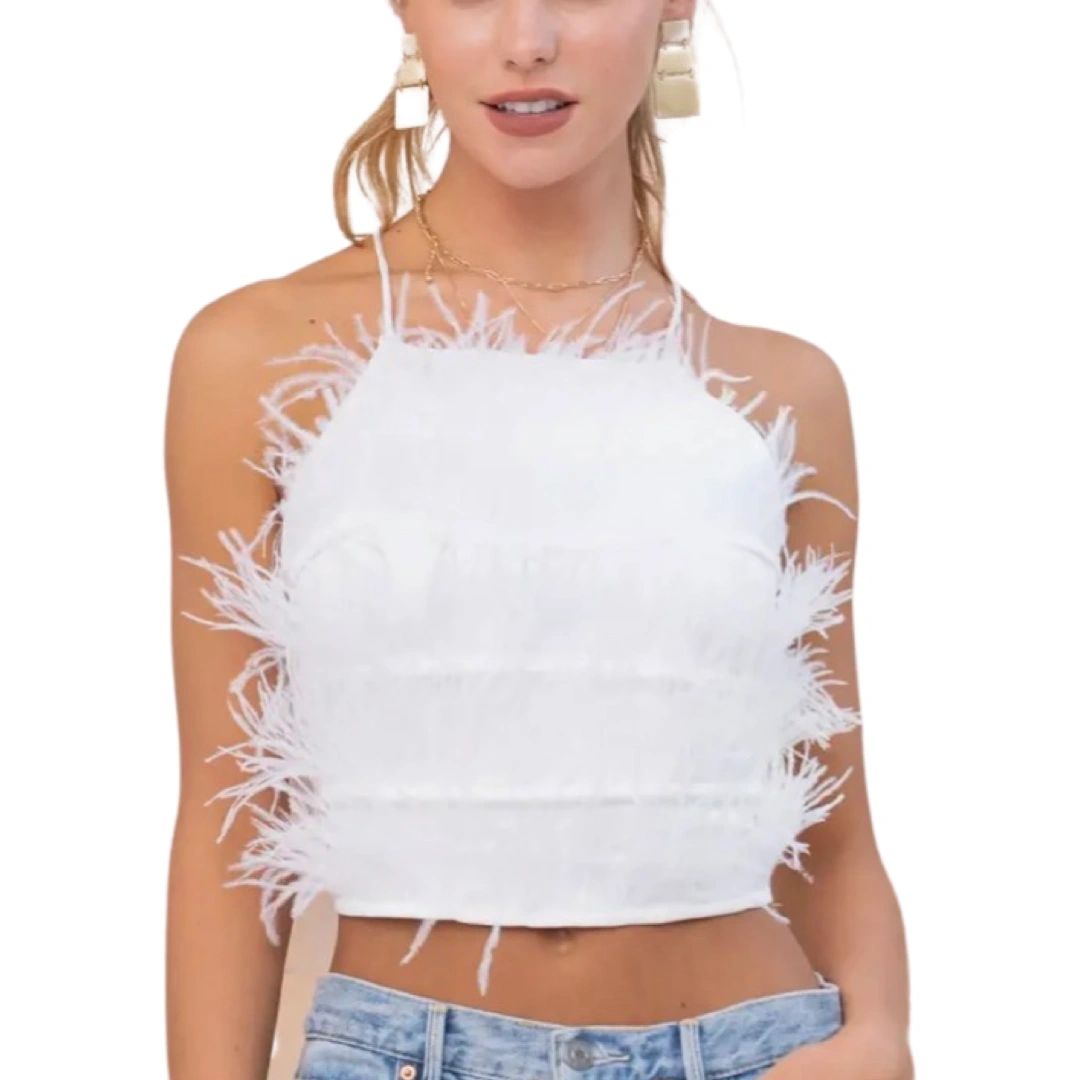 Tiered Feather Top