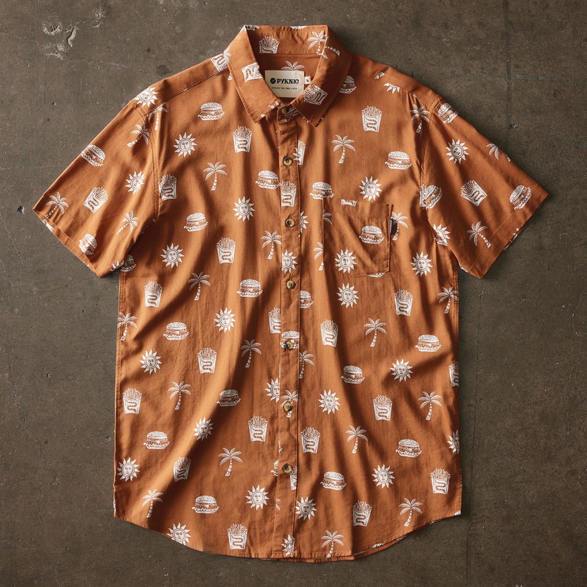 Pyknic Take it Greasy Button Down