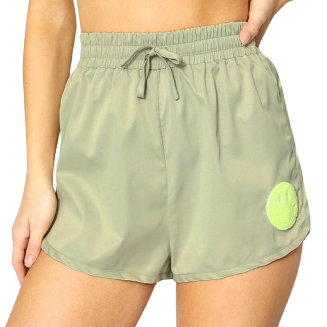 Smiley Nylon Shorts