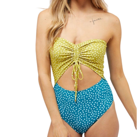 Polka Dot Kiwi Swimsuit