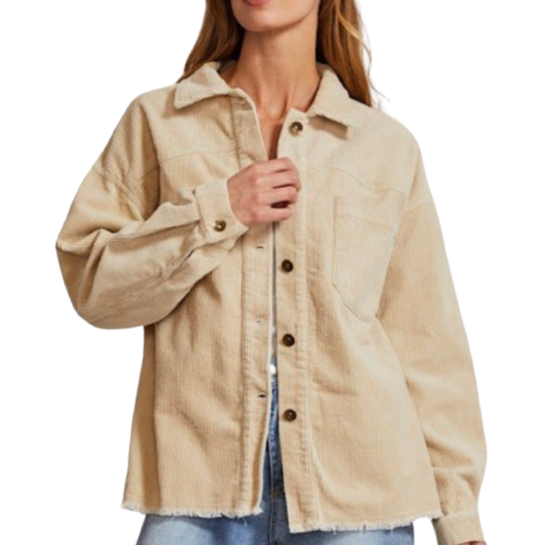 Corduroy Jacket (Sand)