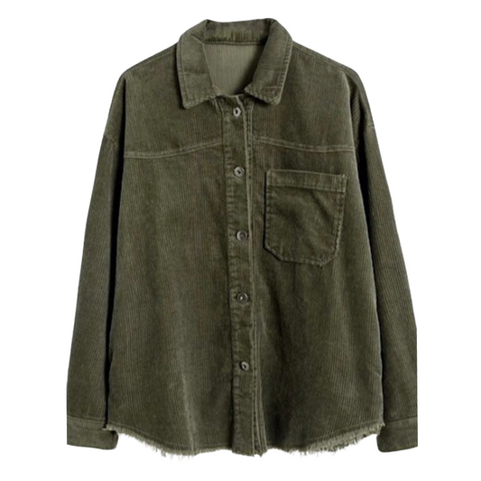Corduroy Jacket (Olive)