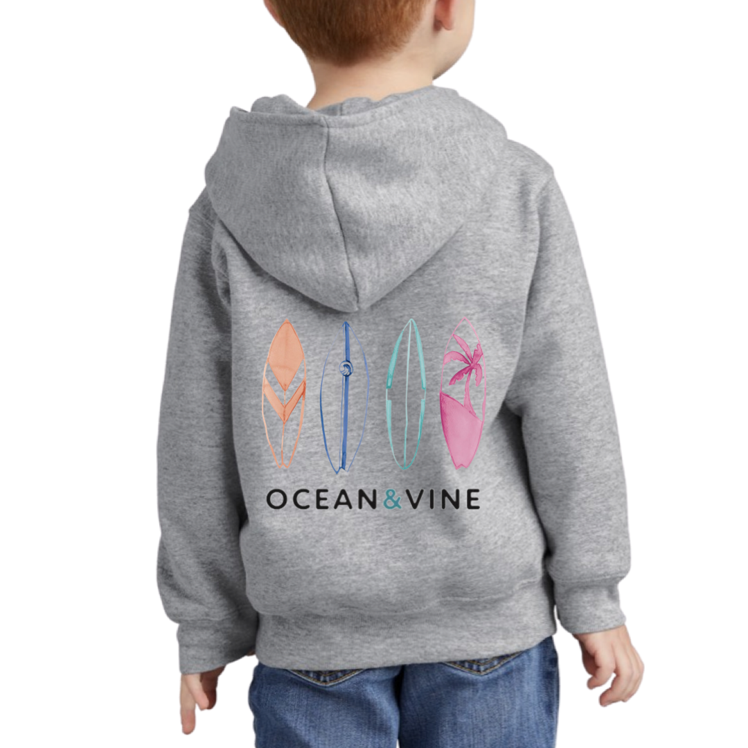 Kids Signature Hoodie (Surf Boards)