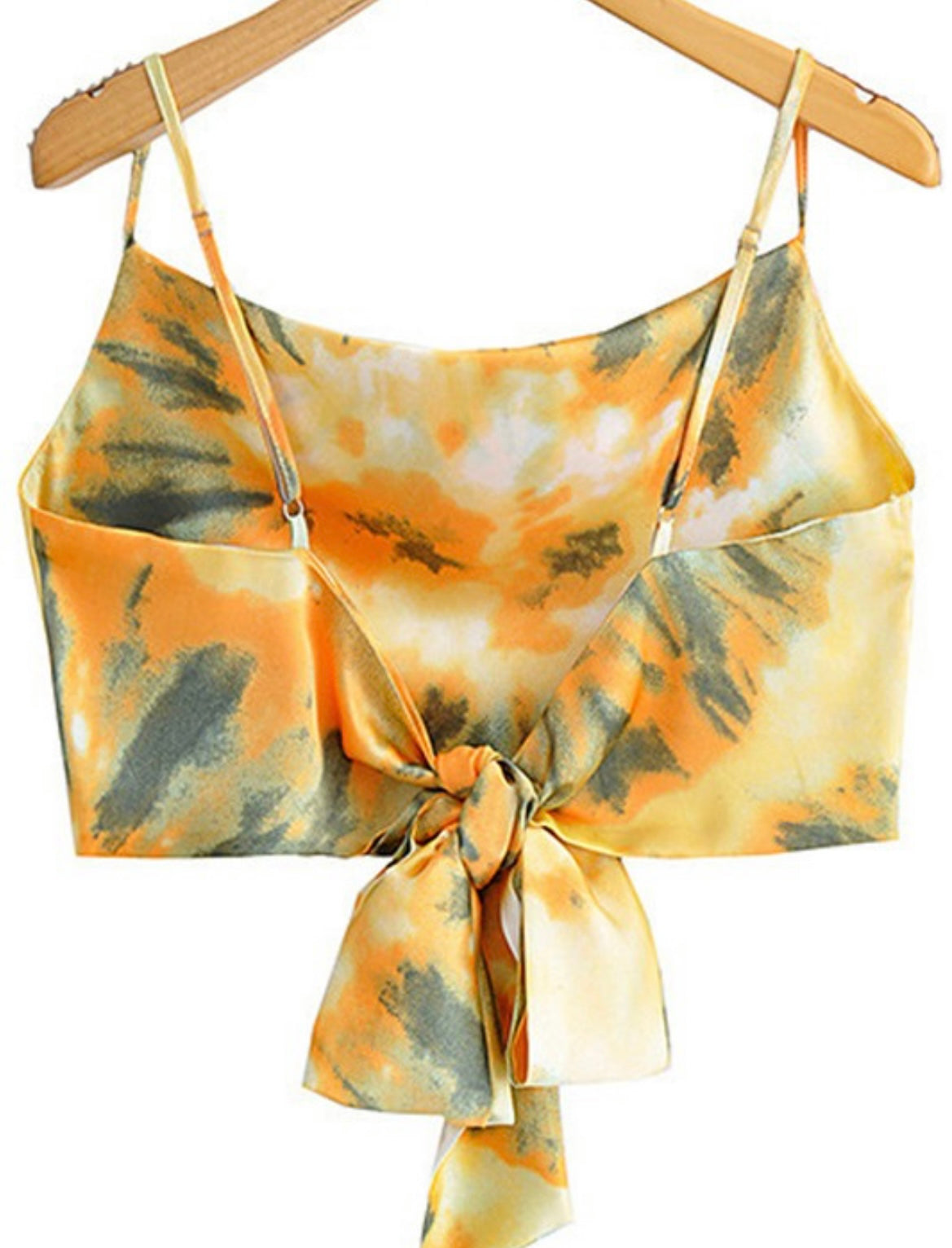 Marble Crop Top (Orange)