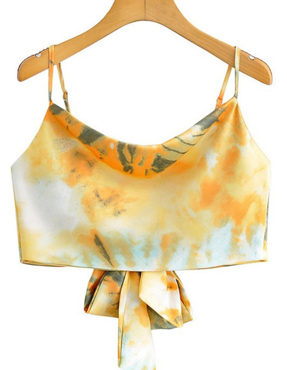 Marble Crop Top (Orange)