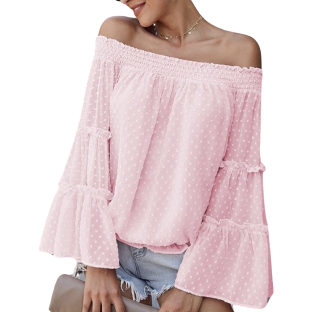 Off the Shoulder Top (Blush)