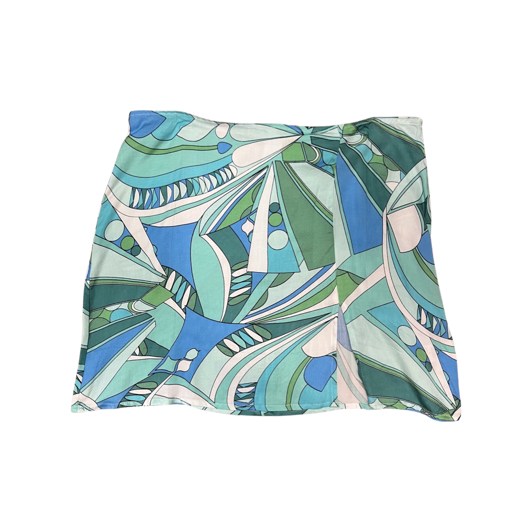 Abstract Mini Skirt