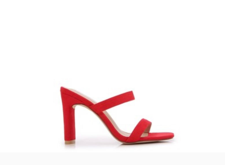 Strappy Heel (Red)