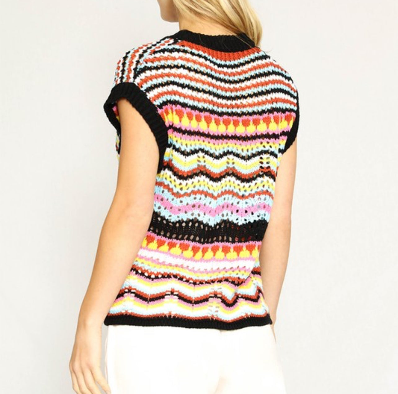 Crochet Colorburst Vest