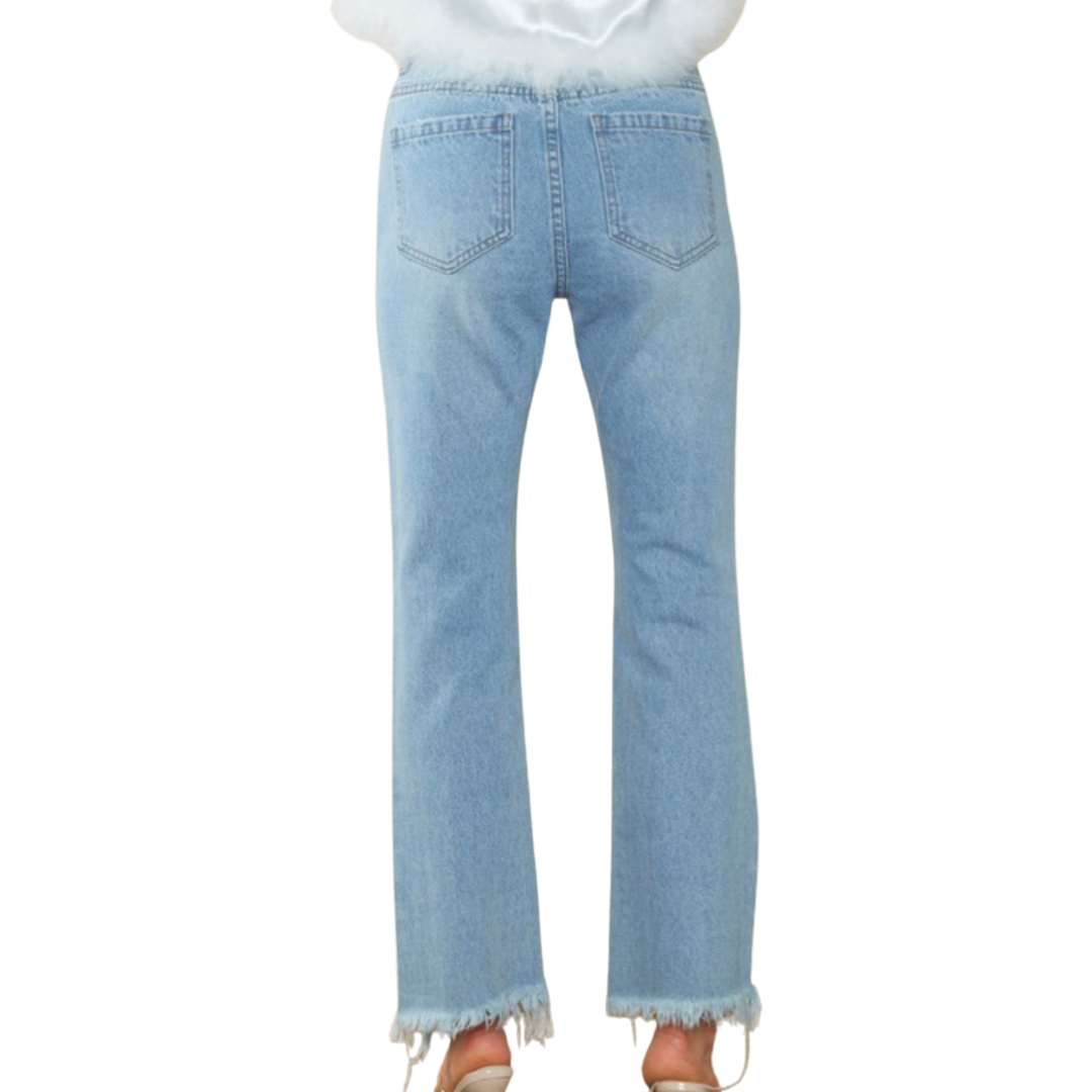 Classic Cut Straight Leg Jeans