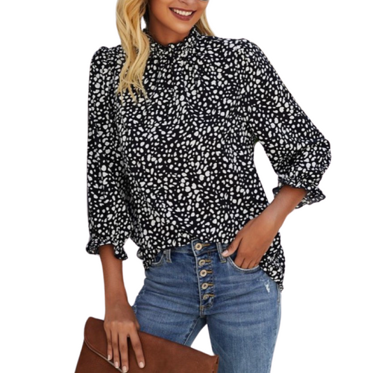 Black Spotted Top