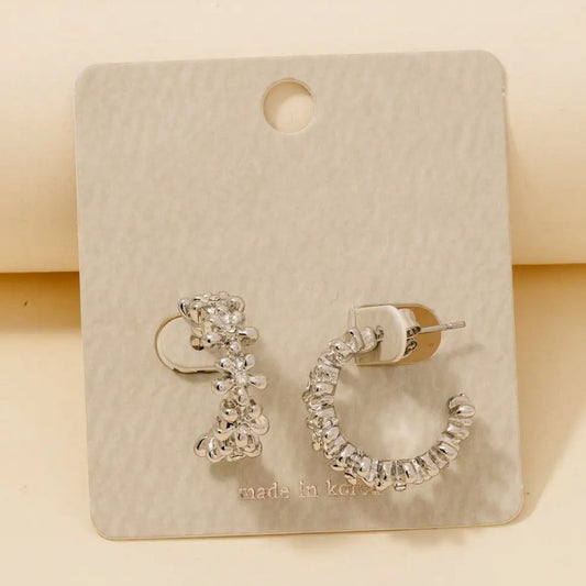 Floral Imprint Earrings