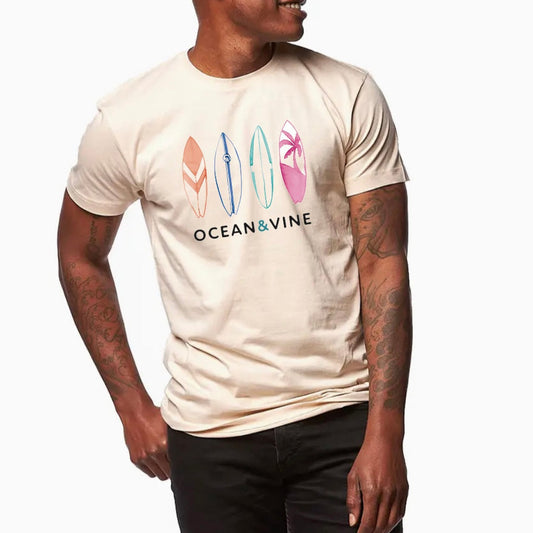 Surfboard Tee (Sand)
