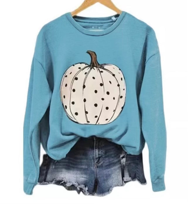 Blue Pumpkin Crewneck