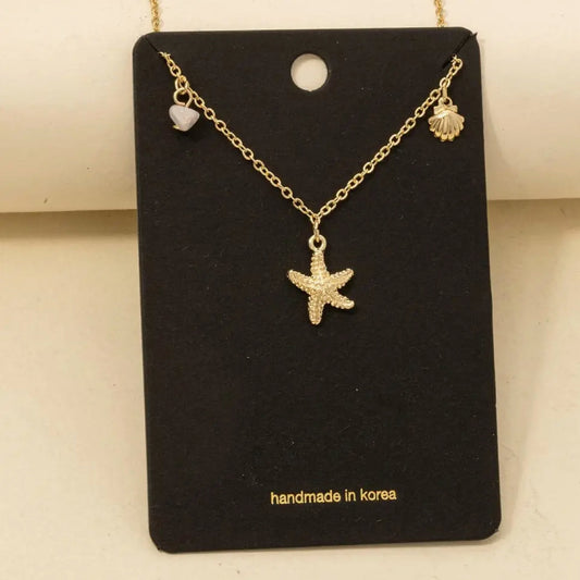 Starfish Pendant Necklace