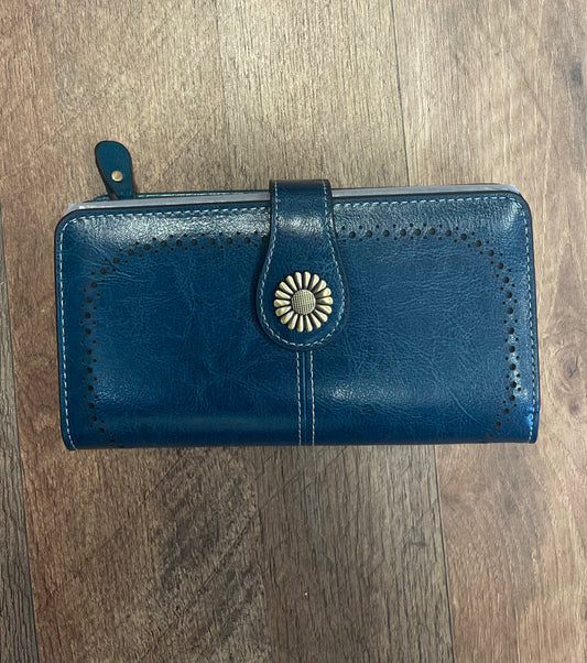 Leather Wallet (Blue)