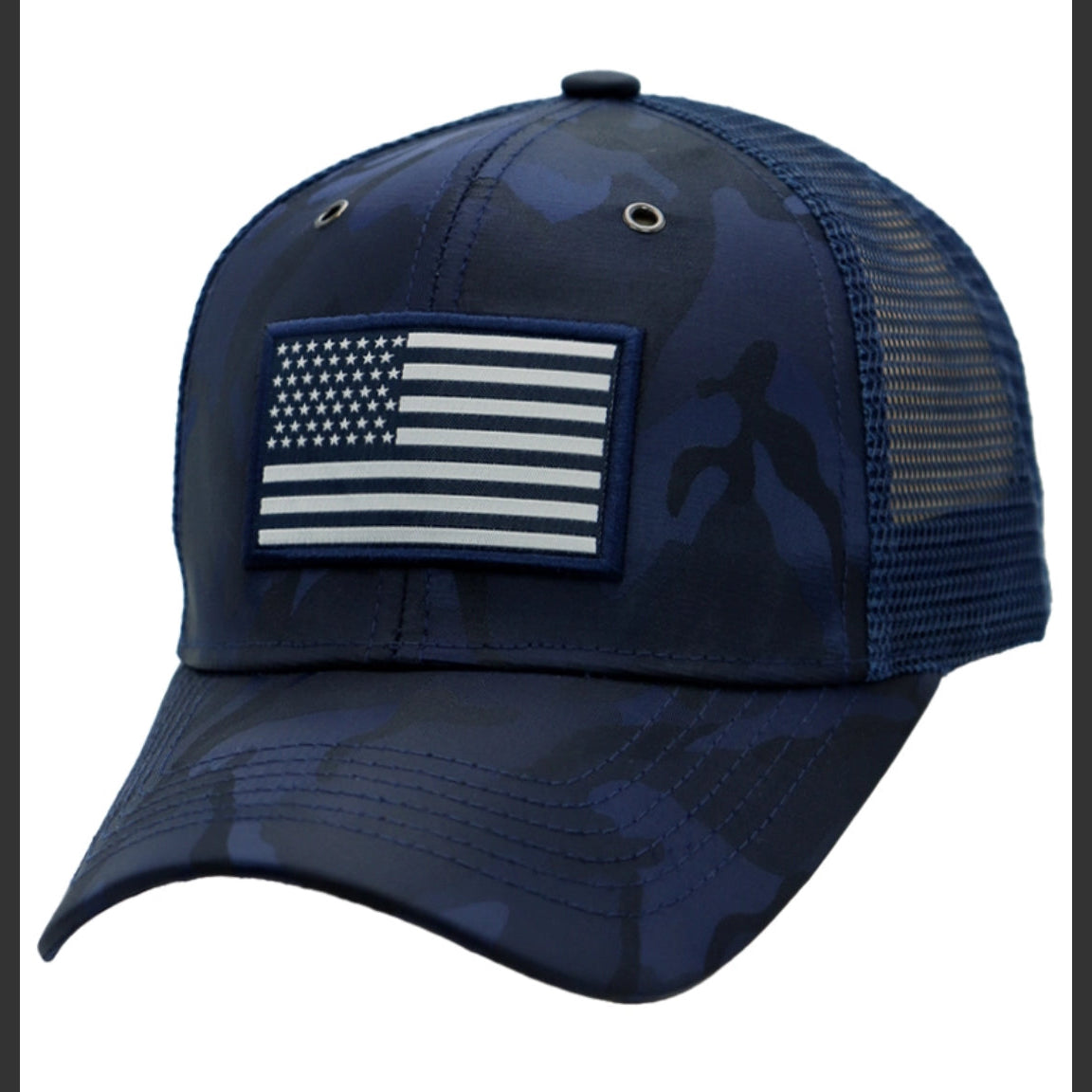 Camo American Flag Hats